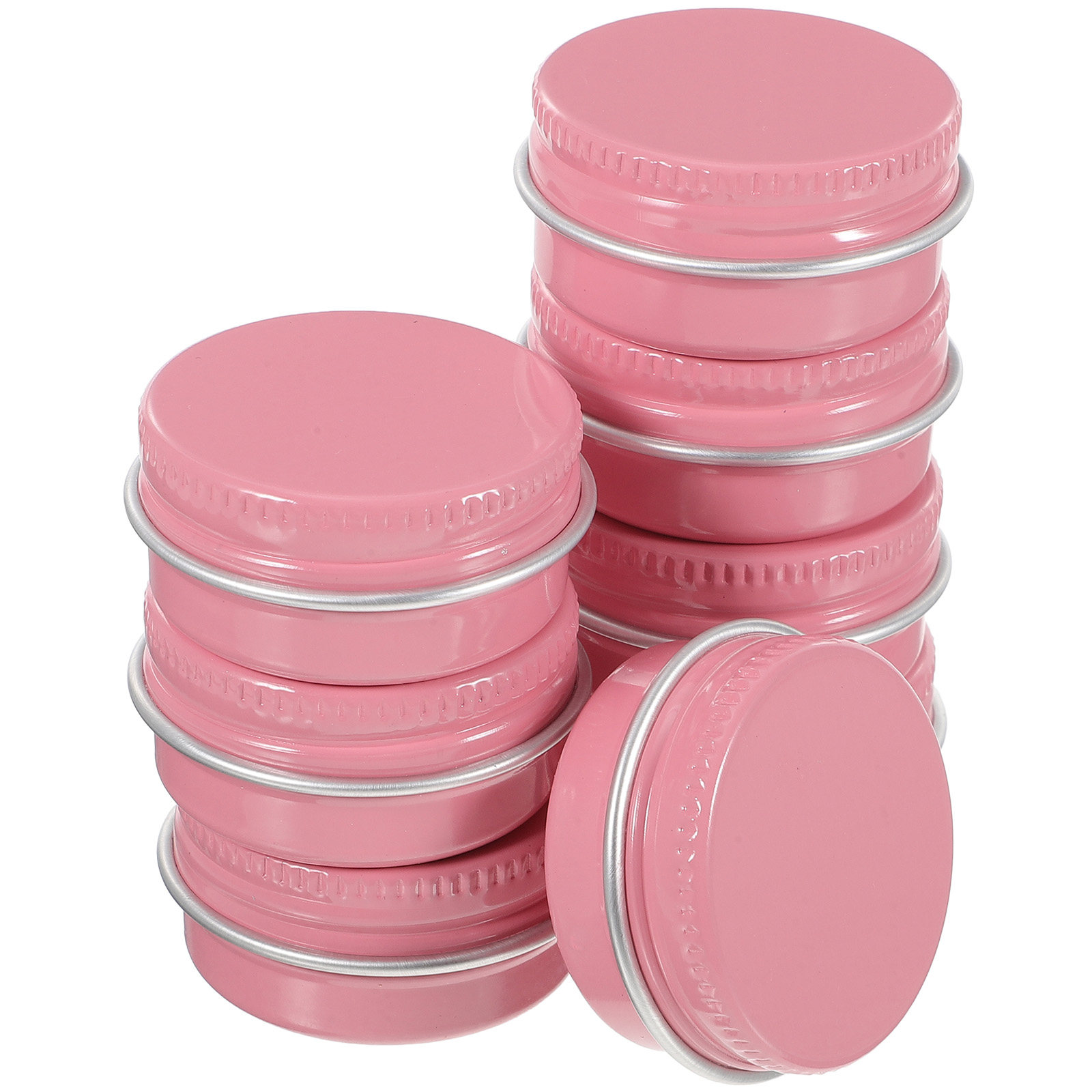 Lip Balm - 8 قطع من علب الألمنيوم الصغيرة