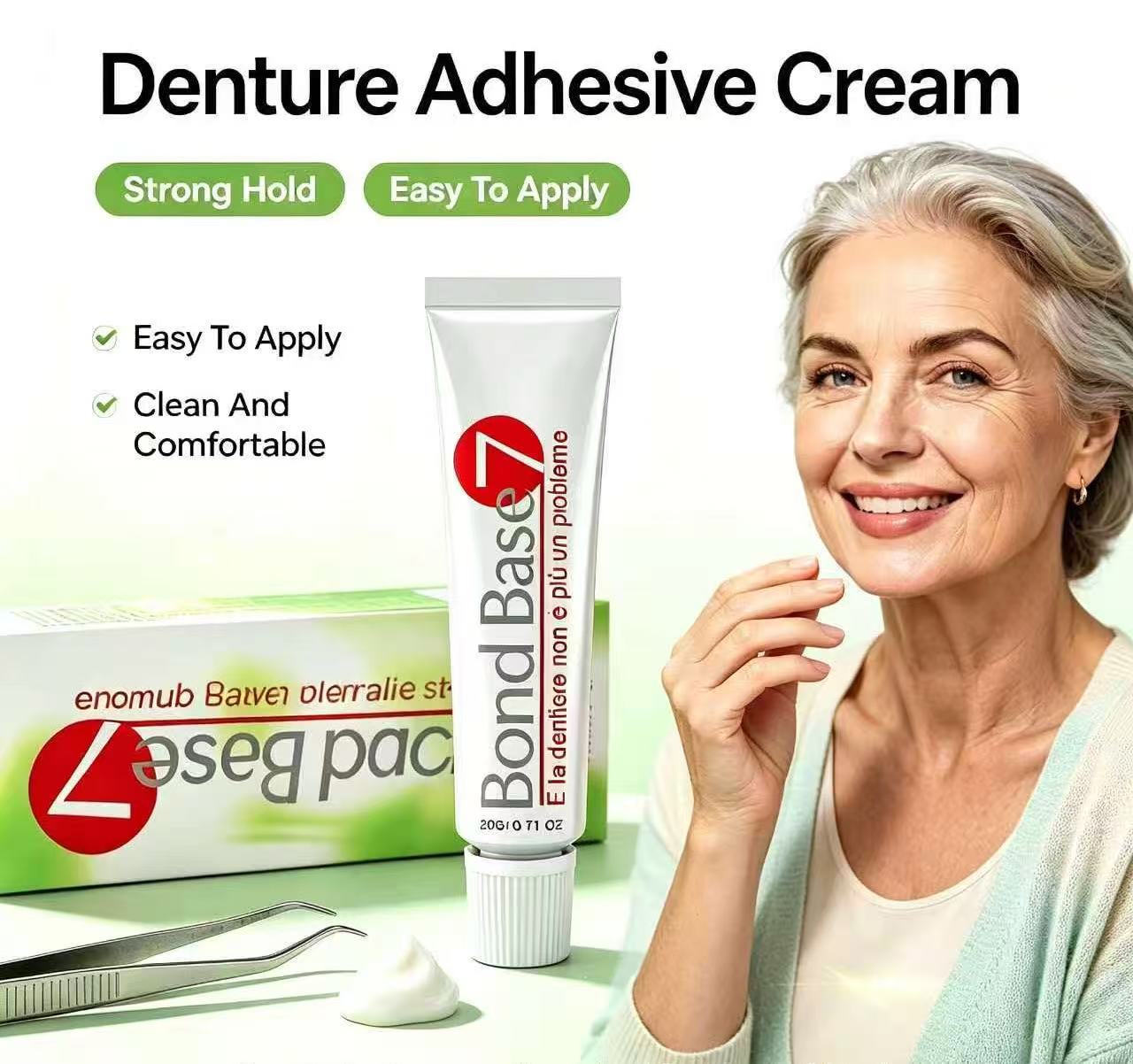 Night Cream - كريم لاصق لتركيب أطقم الأسنان، تركيبة