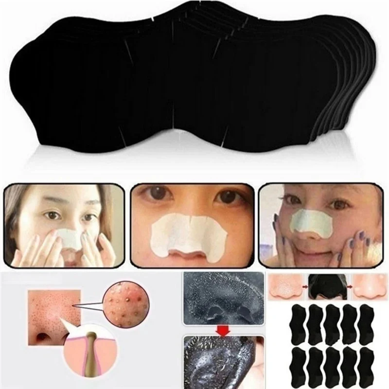 10 قطعة شرائط أنف الرؤوس السود - مراجعة Cleanser Face وسعره