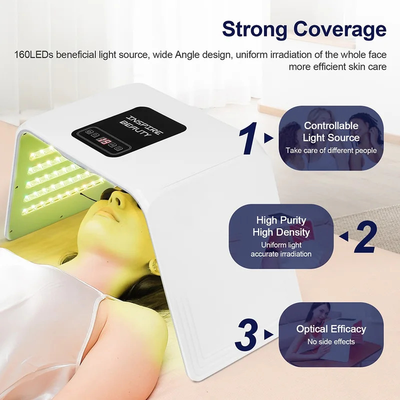 7 ألوان LED الفوتون قناع التجم - مراجعة Face Mask Skincare وسعره