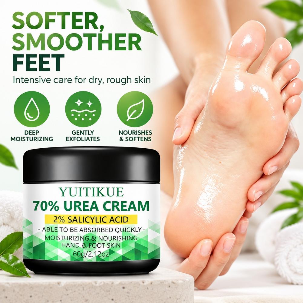 كريم يوريا 70% وحمض الساليسيلي - مراجعة Urea Foot Cream وسعره